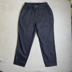 Manastash Pants Mens Small 28x 29 Black Hemp Fiber Drawstring Elastic Waist NWOT
